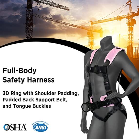 AFP410 Pink Demon Comfortable  Full Body Safety Harness