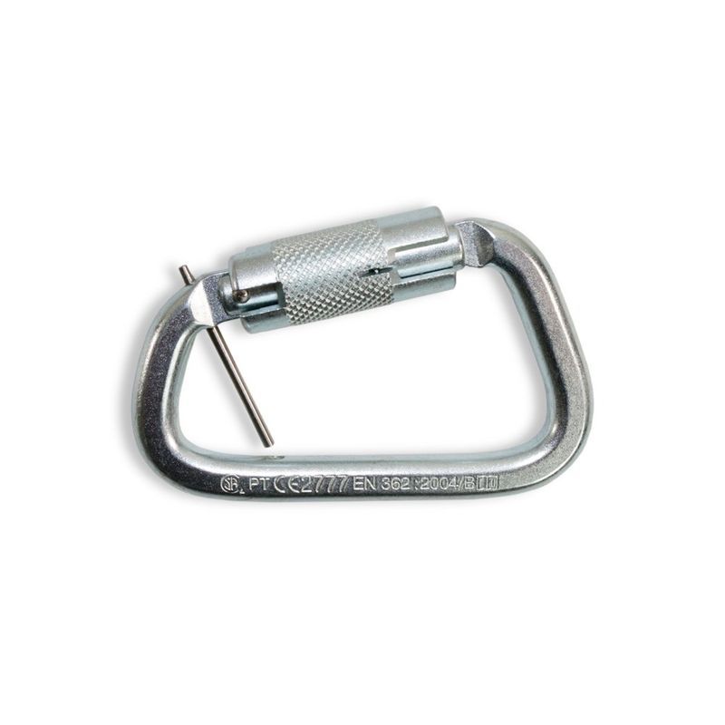 AFSC1950SLV  High-Strength Carabiner w/Pin Silver
