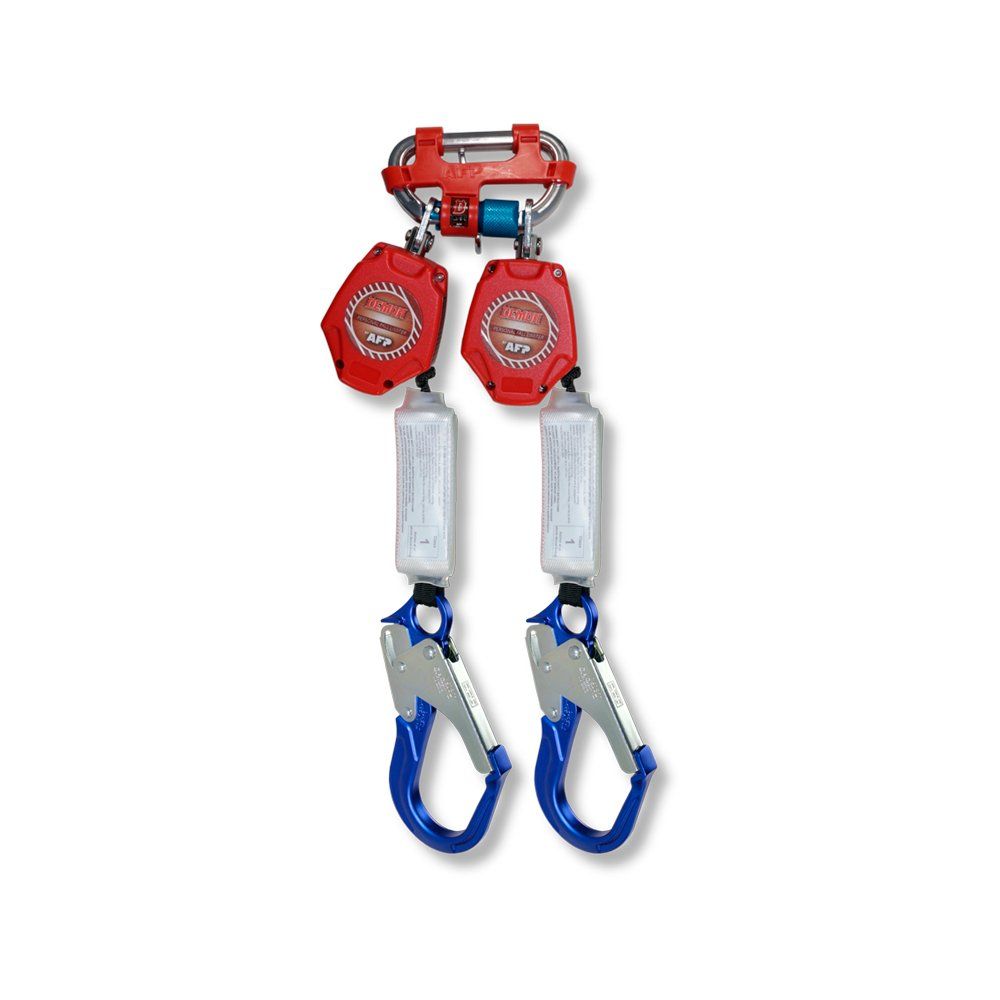 SRL062RAL AFP Demon 6 Ft Double Web Leg Aluminum Rebar Hook & Aluminum Carabiner SRL062RAL AFP Demon 6 Ft Double Web Leg Aluminum Rebar Hook & Aluminum Carabiner
