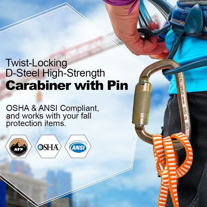 AFSC1950 High-Strength Carabiner w/Pin