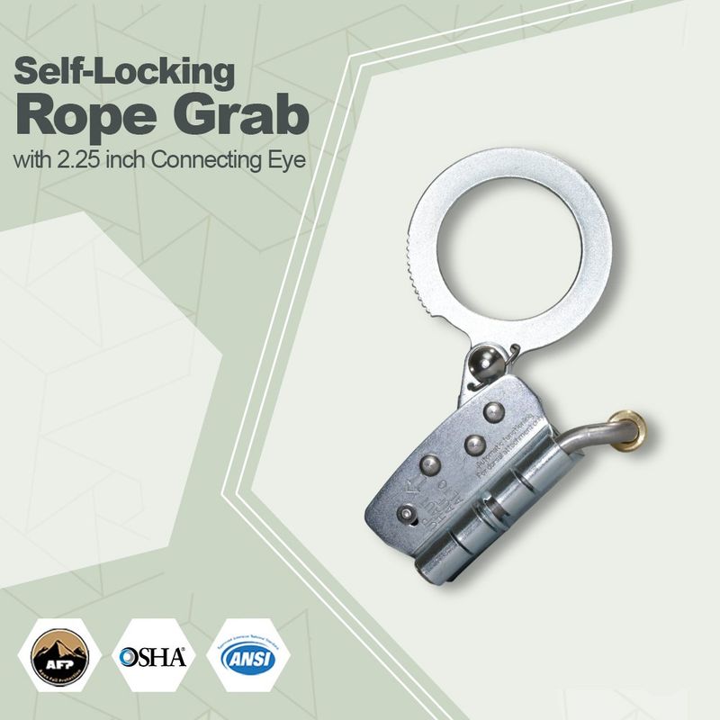 AFRG500SLV Rope Grab Silver for 5/8’’ Lifeline Rope