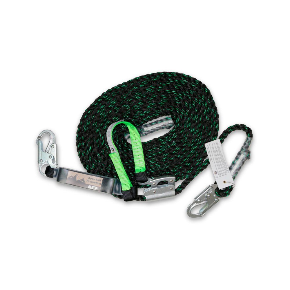 AFP AFVL1 AFP 25/50/100 ft [VERTICAL LIFELINE GREEN]