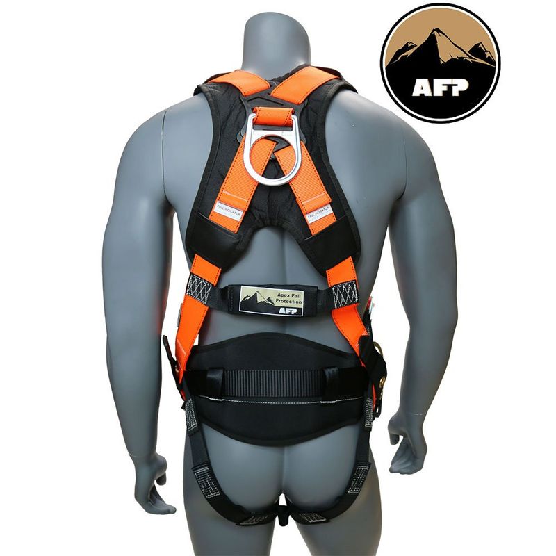 AFFH2130 Orange Full Body Safety Harness