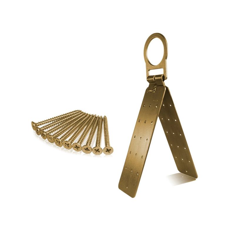 AFRA901 Roof Anchor w/ Nails (Silver)