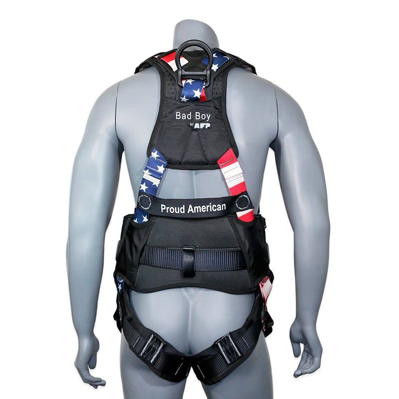 AFP702 Bad Boy Proud American Full-Body Premium Safety Harness