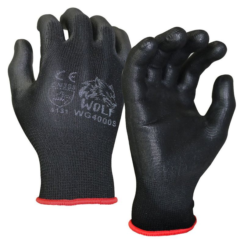 WG4000 PU Palm Coated Nylon Shell Work Gloves