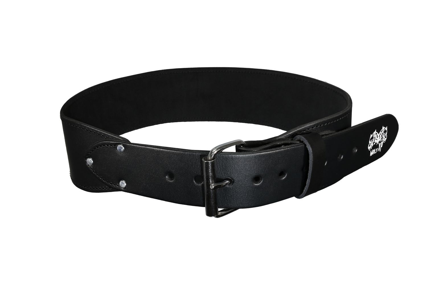 WOLF WWTH6080X Heavy-Duty 3-Inch Genuine Leather Work Belt
