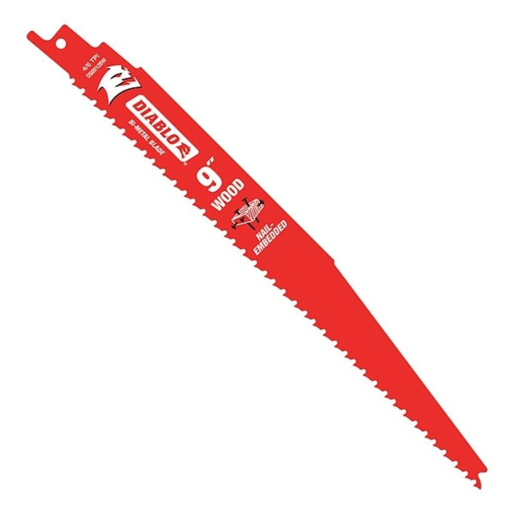 Diablo DS0912BW25 Demo Demon 9 in. Reciprocating Saw Blade for Metal (25-Pack)