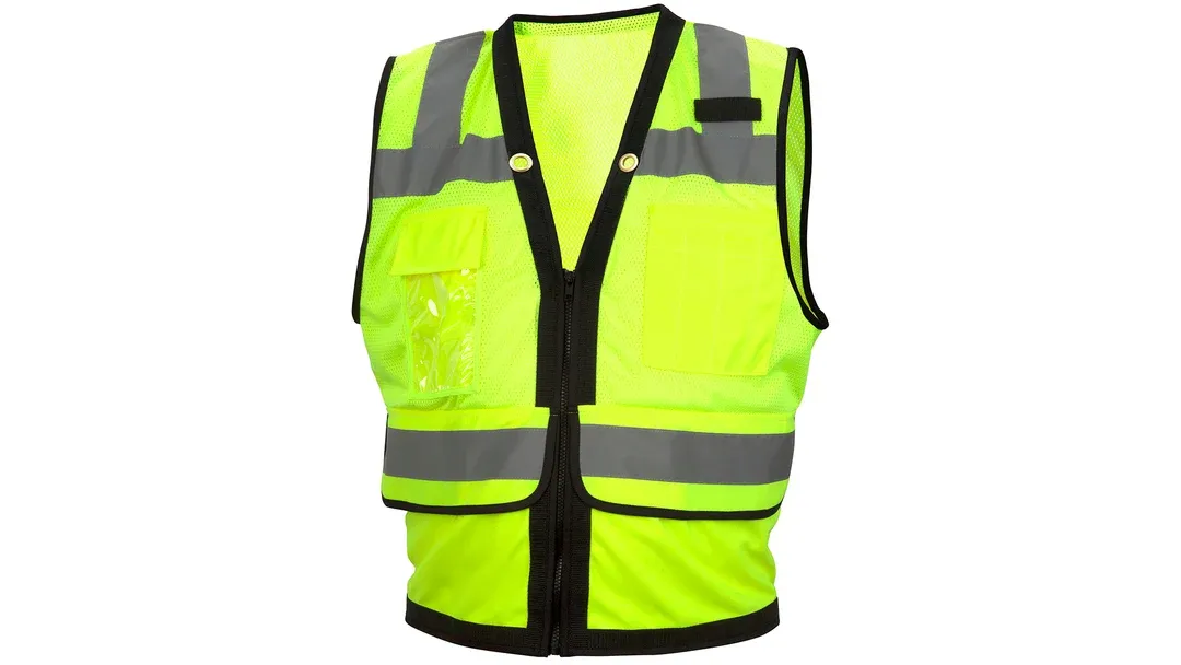 Pyramex RVZ2810 ANSI Type R Class Surveyor Safety Vest - Yellow/Lime Pyramex RVZ2810 ANSI Type R Class Surveyor Safety Vest - Yellow/Lime