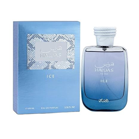 RASASI HAWAS ICE, Size: 3.4 OZ, TYPES: EAU DE PARFUM