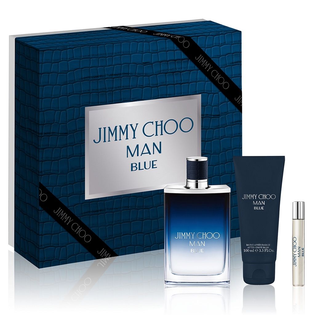 JIMMY CHOO MAN BLUE, Size: 3 PC SET, TYPES: EAU DE TOILETTE