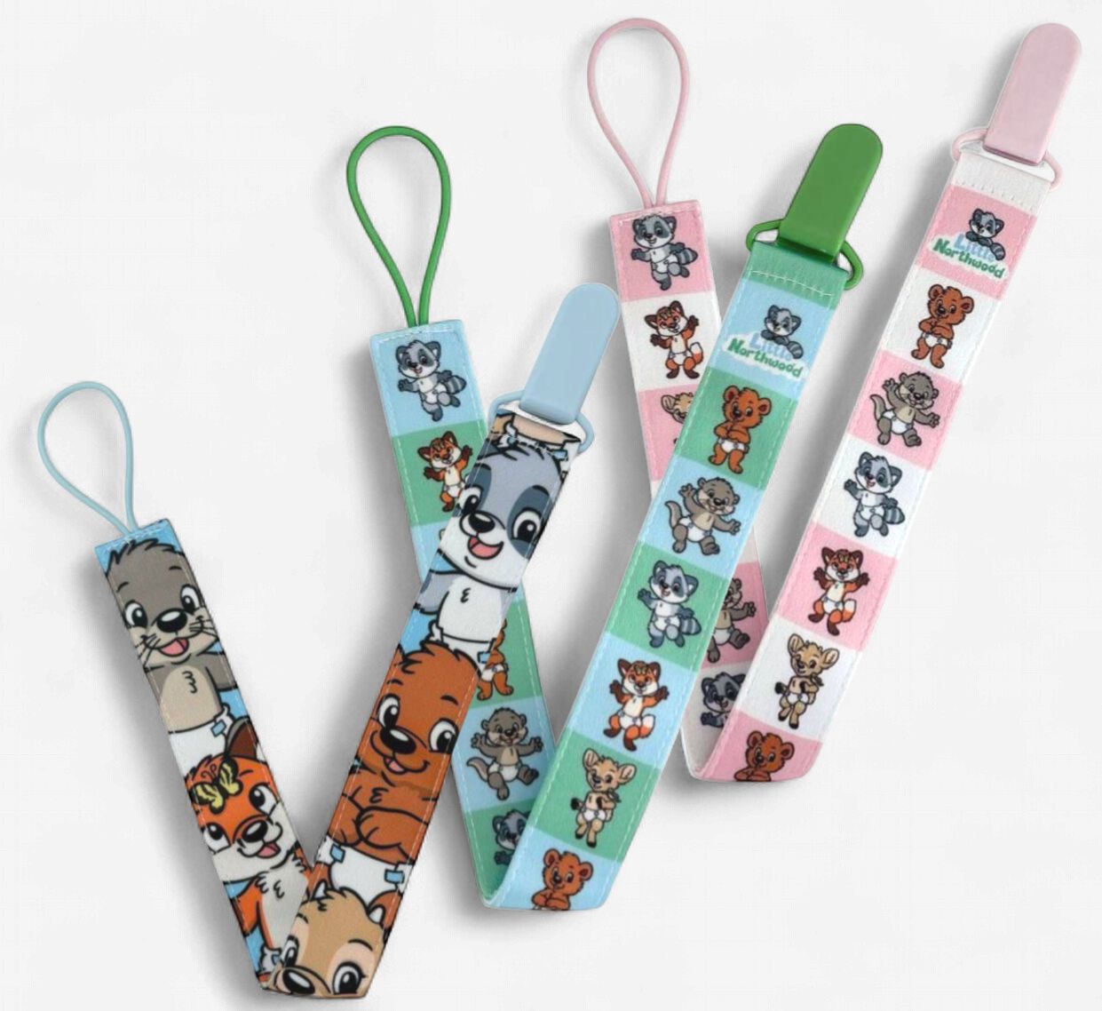 Pacifier clips