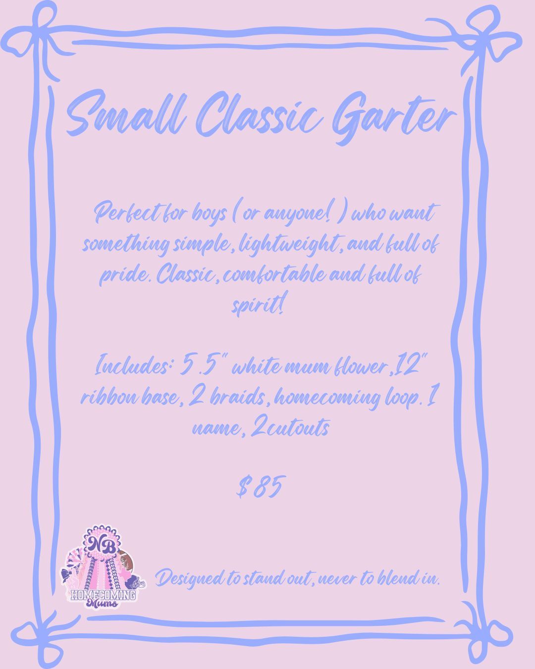 Small Classic Garter