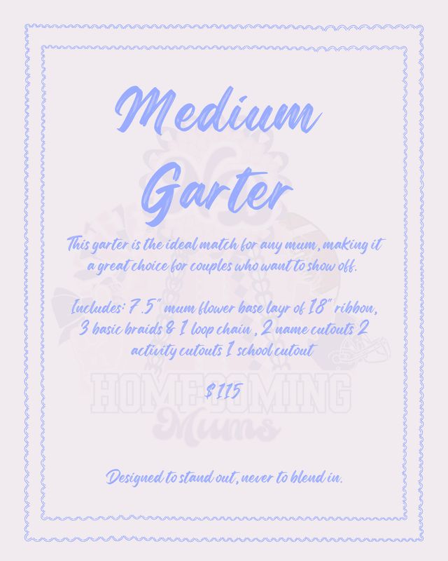 Medium Garter