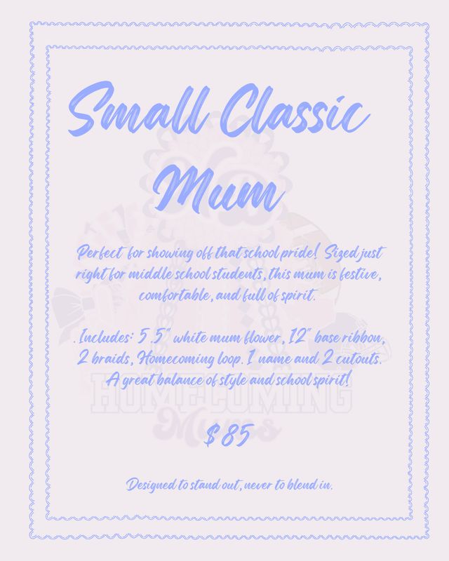 Small Classic Mum