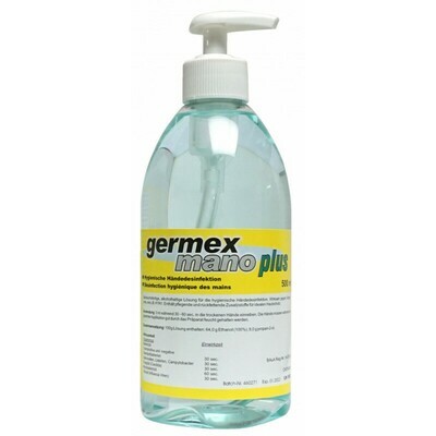 Händedesinfektionsmittel germex mano plus 500 ml