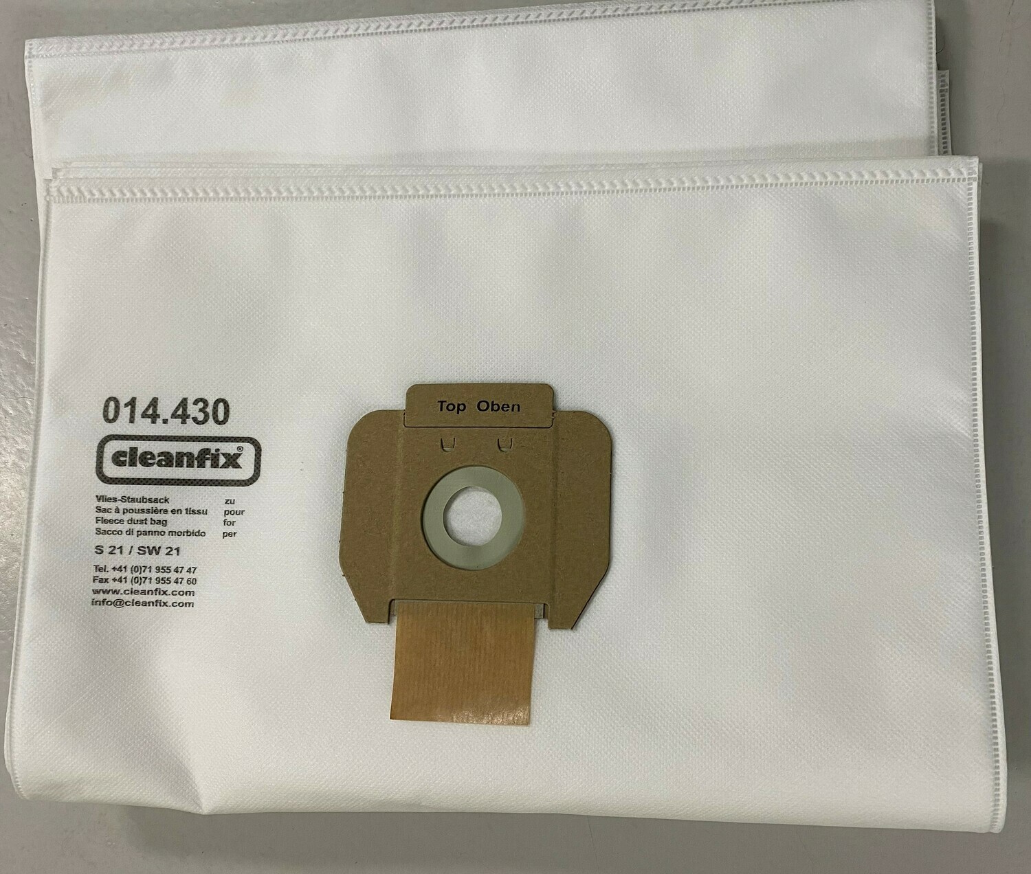 Vliesstaubbeutel zu SW 21 Combi und Aqua