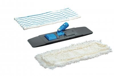Mopfranse Microfaser 50 cm, blau/weiss