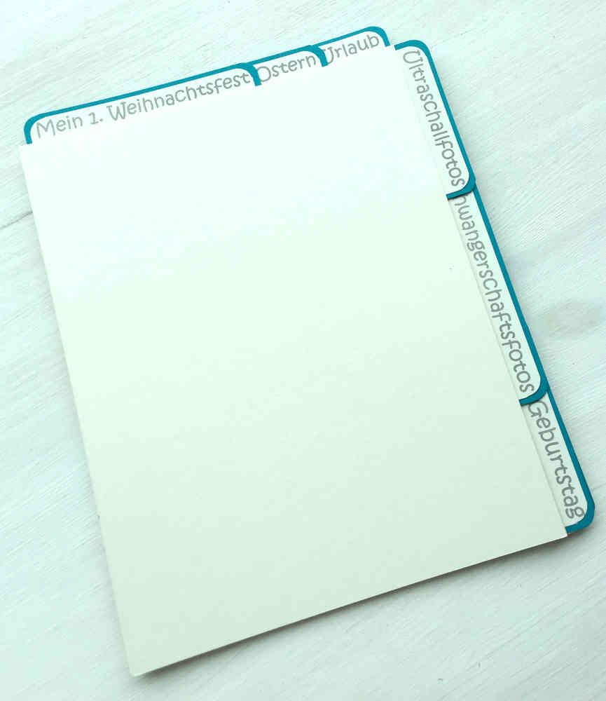Zusatzregister mit Wunschtext