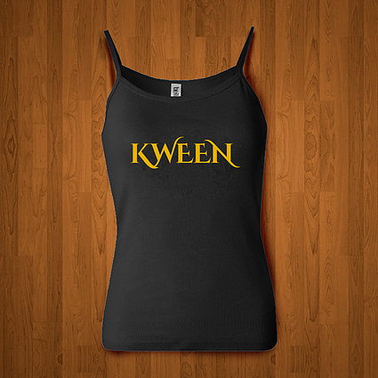 KWEEN Black/Gold, White/Black Tank ROYALTY SERIES