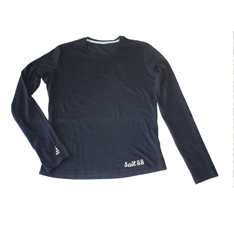 Long Sleeve Ladies Navy Tshirt
