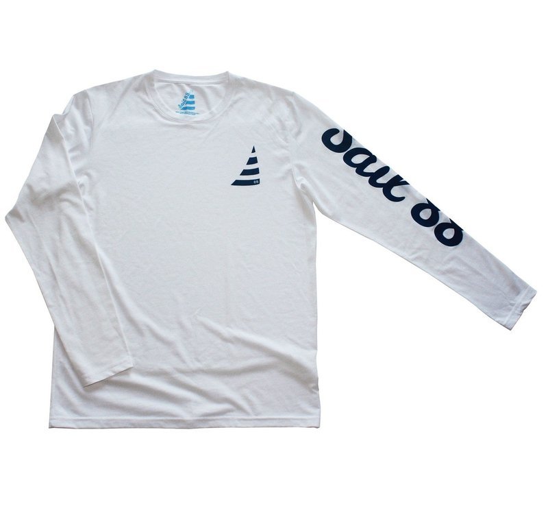 Mens Long Sleeve White T Shirt