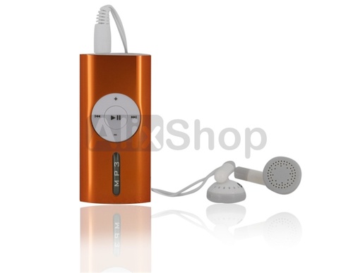 Mini Reproductor MP3 Bocina Interna con Clip (Amarillo)