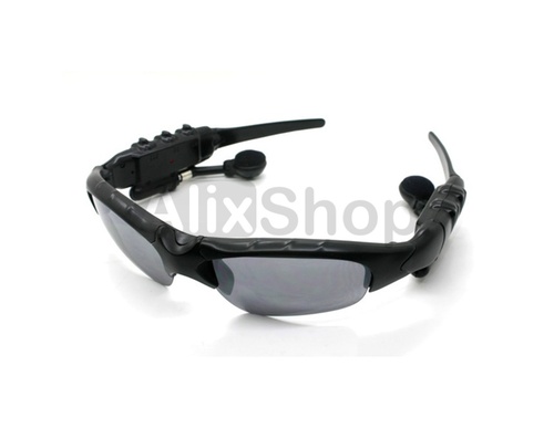 Lentes deportivos para Sol Proteccion UV Reproductor MP3 1GB (Negro)