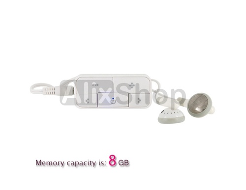 Mini Reproductor MP3 Forma Dulce de Algodon 8GB (Blanco)