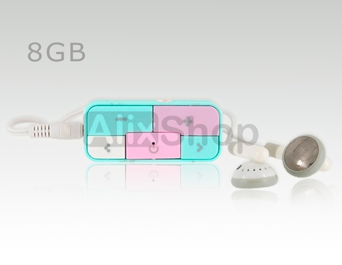 Mini Reproductor MP3 Forma Dulce de Algodon 8GB (Azul)