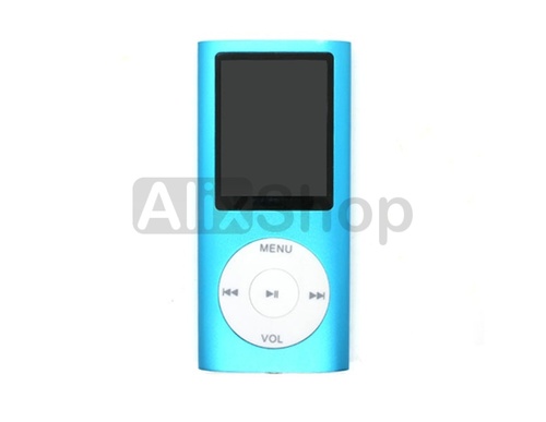Reproductor MP3 MP4 de 2GB Pantalla de 1.8&quot; Delgado (Azul)
