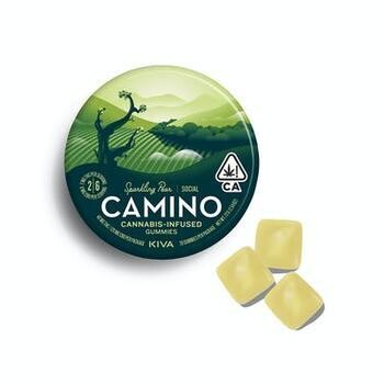 KIVA Camino Gummies - Sparkling Pear - 120mg CBD/40mg
