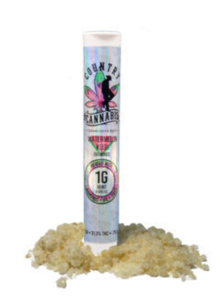 Country Cannabis 1G Diamond Infused Pre Roll  - 3'some  SPECIAL