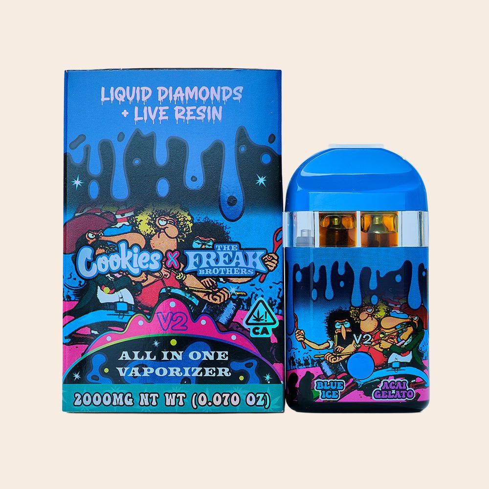 Cookies x Freak Brothers V2 2 gram Blue Ice/Acai Gelato Hybrid/Hybrid