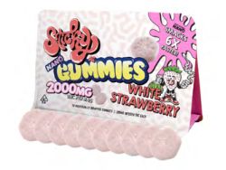 2000mg THC Sticky Nano Gummies,  Sour Watermelon - Hybrid