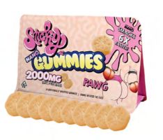 2000mg THC Sticky Nano Gummies, White Strawberry, Sativa