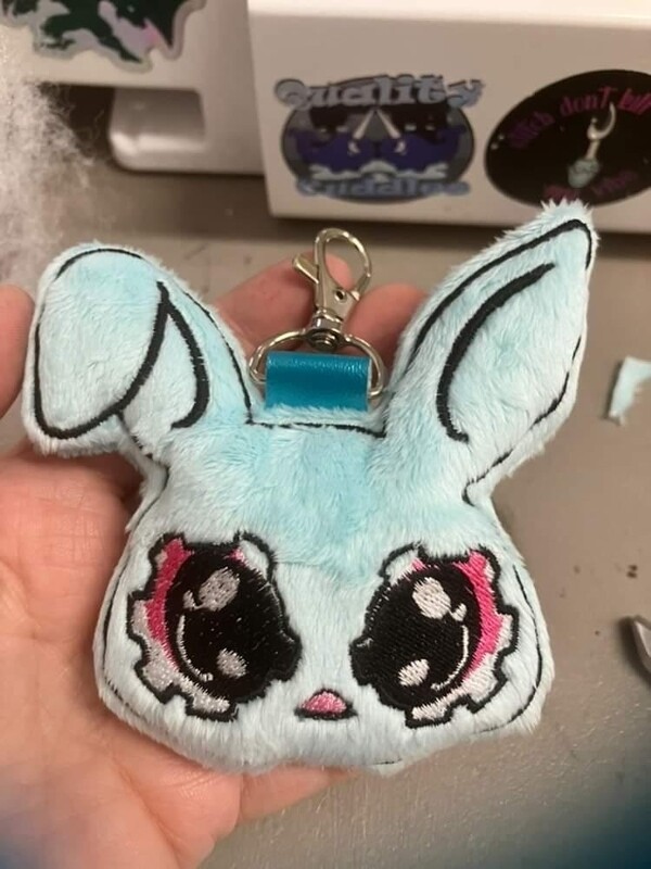 Chloe the mascot keychain