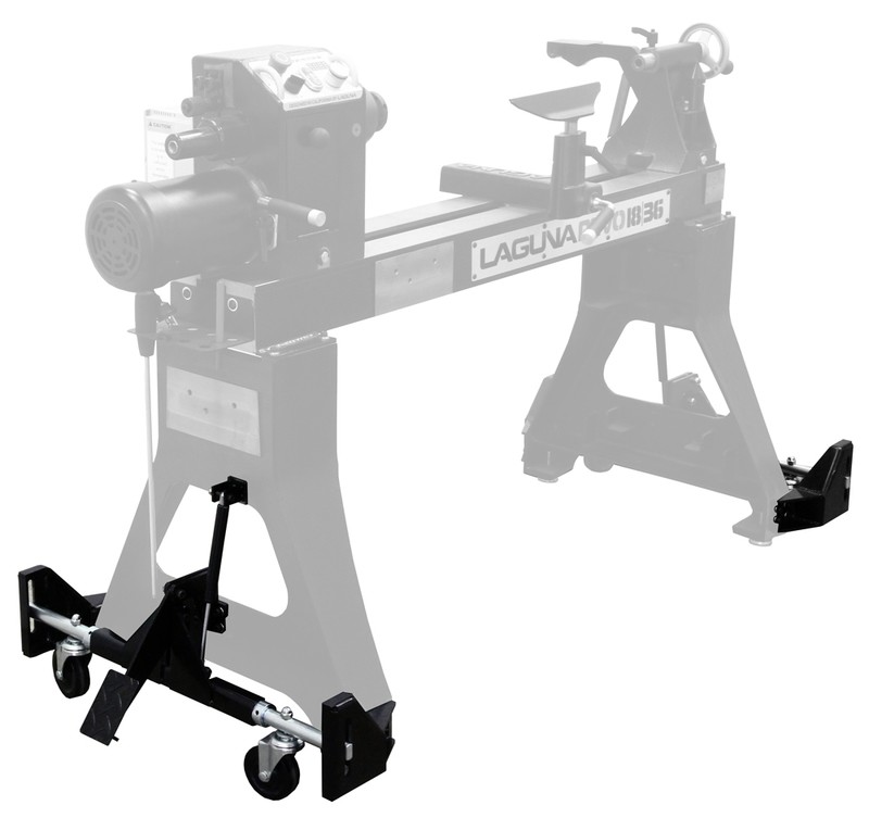 Deluxe Wheel System for Laguna 12|16 and 18|36 Lathes