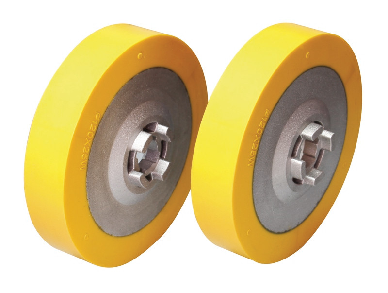 DC Feeder Wheel Set - Ø4-3/4&quot; x 1&quot;