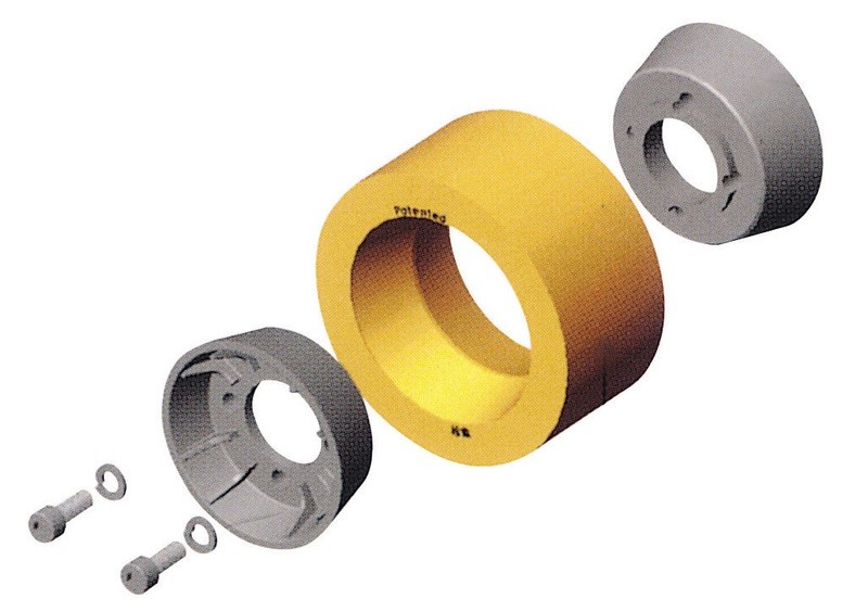 Hub & Poly. Tire System - 60x120mm Hub & Poly. Tire System - 60x120mm