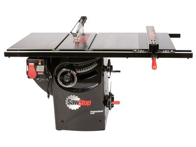 Professional 3HP SawStop - 10" Tablesaw 1PH 230V