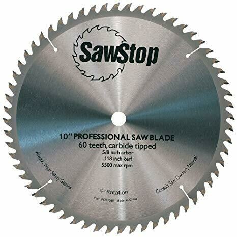 10&quot; 60 Tooth Sawblade - SawStop
