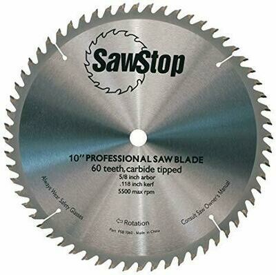 10" 60 Tooth Sawblade - SawStop