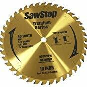 10&quot; 40 Tooth Titanium Sawblade - SawStop