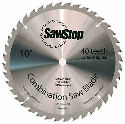 10" 40 Tooth Sawblade - SawStop