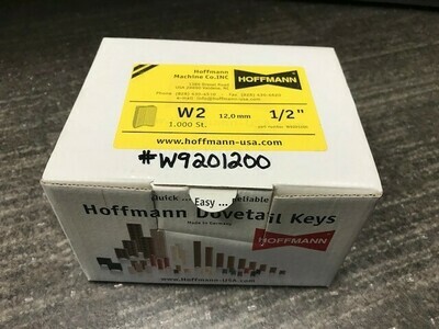 Hoffmann W2 1/2" Dovetail Keys (Box of 1000) Hoffmann W2 1/2" Dovetail Keys (Box of 1000)