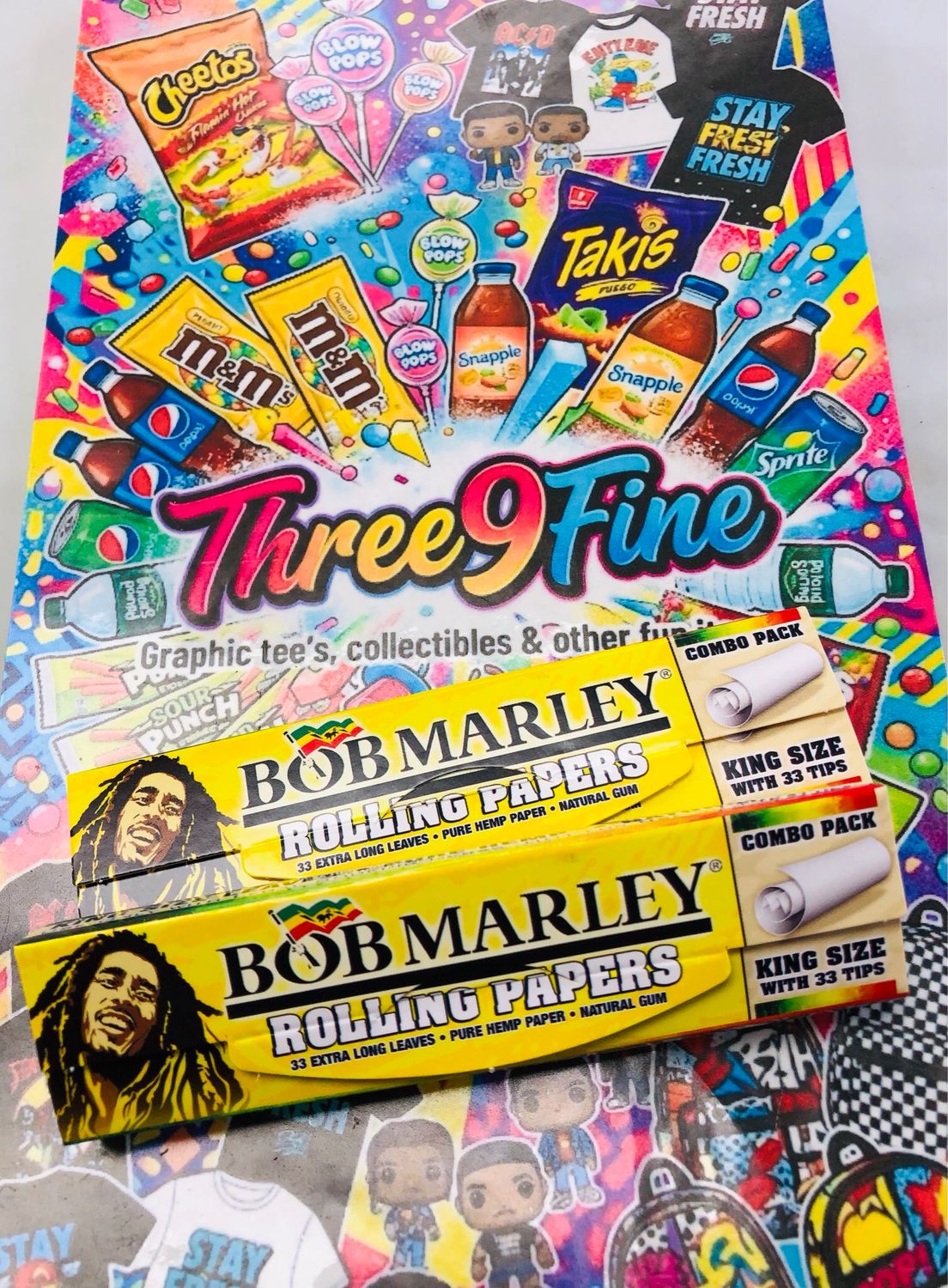Bob Marley Rolling Papers With Tips