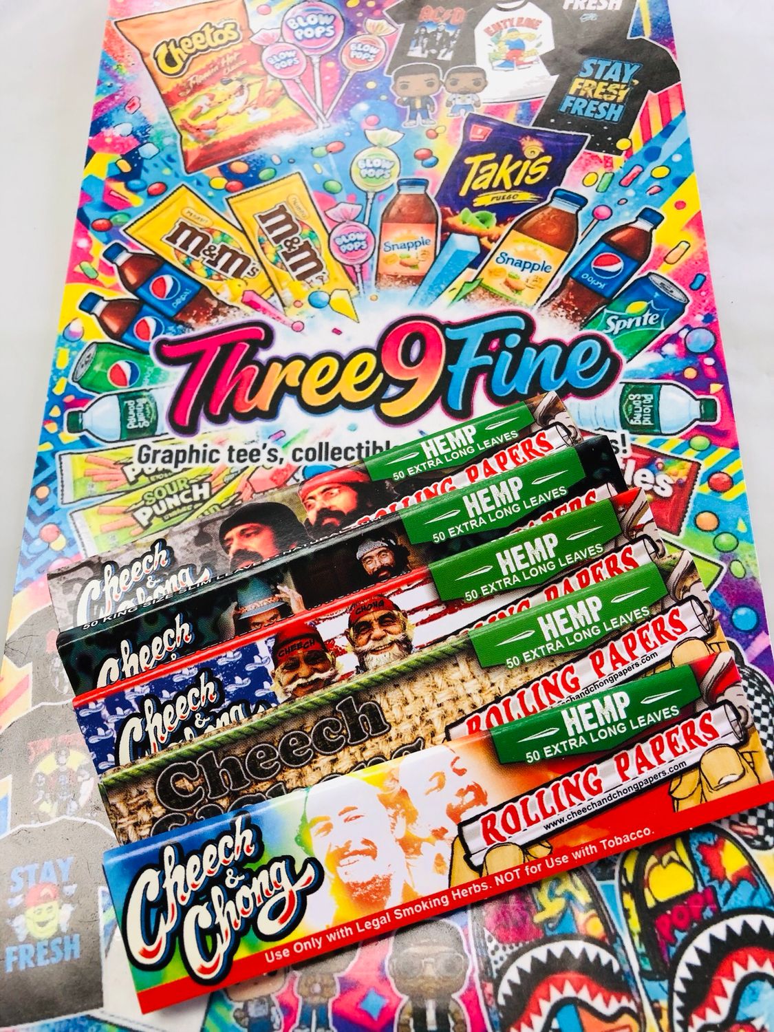 Cheech &amp; Chong Hemp Rolling Papers