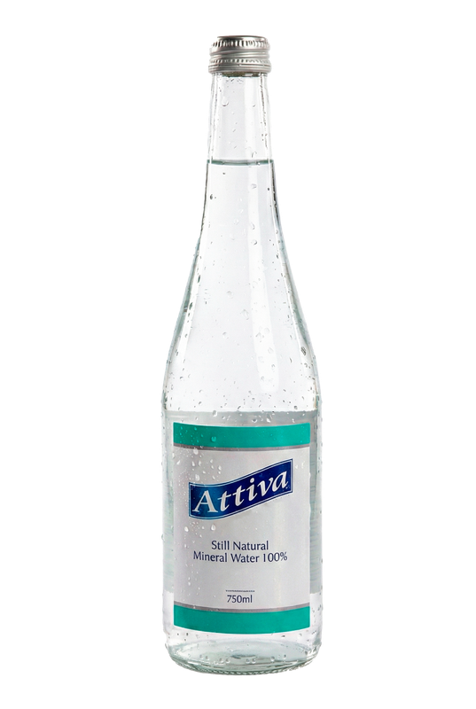 Attiva Mineral Water Glass Bottle 750ml Still