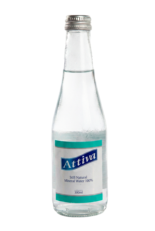 Attiva Mineral Water Glass Bottle 300ml Still